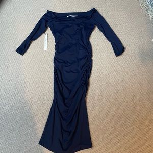 Susana Monaco maternity dress S in deep sea